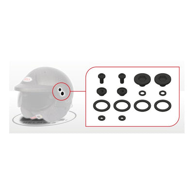 Bell Mag-10/HP10 Screw Kit - Black