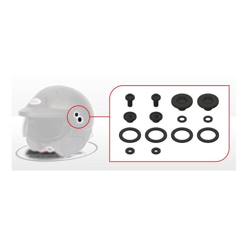 Bell Mag-10/HP10 Screw Kit - Black