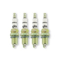 Hp Copper Spark Plug 14MM Thread, .750 In Reach Gasket (Flat) Seat Iso Standard 4 Pack ACCEL