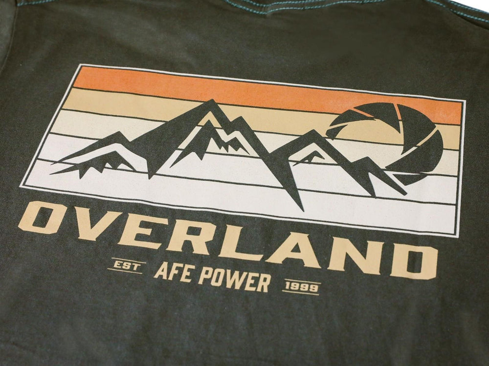 aFe POWER Short Sleeve Overland T-Shirt Green 3XL