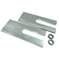 2 degree shims for 1.75 -2 wide Springs incl. hardware