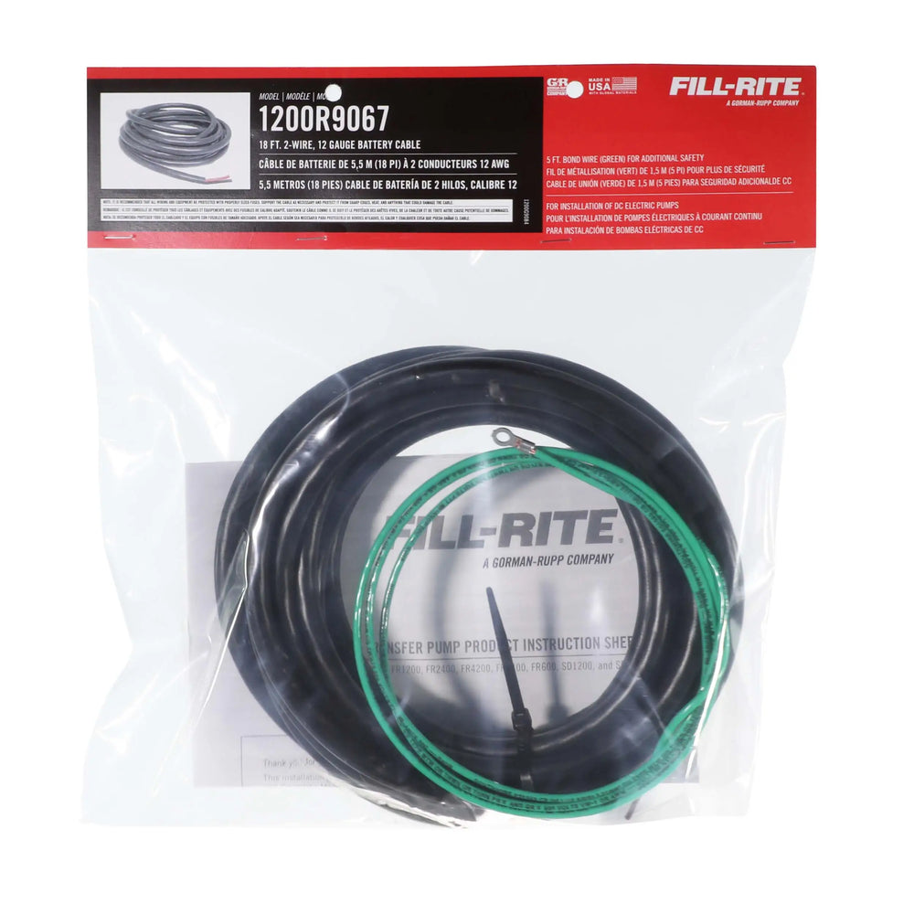 18FT 5.4M POWER CABLE FOR DC HSERIES PUMPS