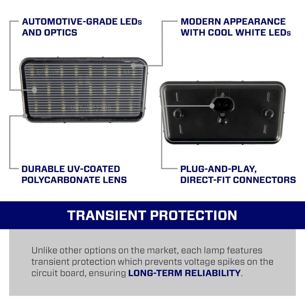 18C WRANGLER JL FORM LIGHTING LED LICENSE PLATE LIGHT (SINGLE)