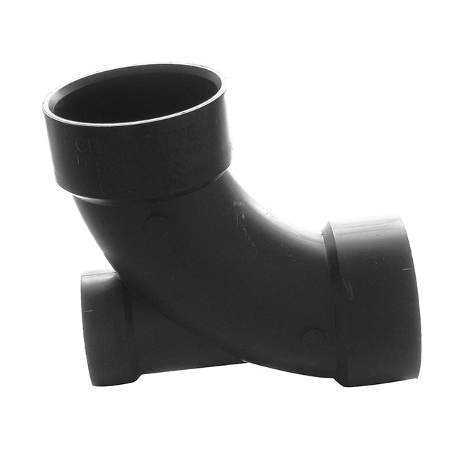 ABS ELBOW 90 DEGREE HEEL 3IN X3IN X 1 1/2IN