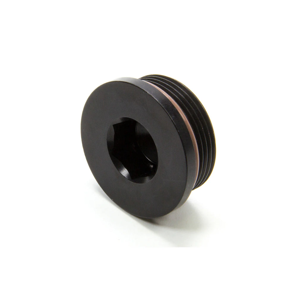 -20 ORB Internal Hex Port Plug Alum. - Black