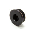 -20 ORB Internal Hex Port Plug Alum. - Black