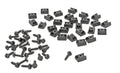Fender Flare Hardware Kit for 55-86 CJ-5, CJ-6, CJ-7, Incl. 28 Screws & 28 Nuts Crown Automotive