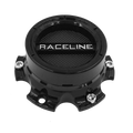 RACELINE 938 939 GLOSS BLACK CAP FITS 6 LUG(CS-M8-1X10-SS)