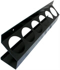 TOW RAX ALUMINUM 6 CAN BLACK AEROSOL HOLDER 5.5INH X 3.25INW X 21.5INL