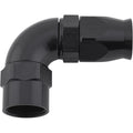 Vibrant Performance - 28908 - 90 Degree High Flow Hose End Fitting for PTFE Lined Hose, -8AN