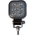 LED WORK LGT SQR PED MNT W/AMP HSG