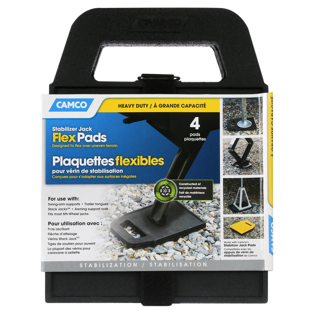 STABILIZER JACK FLEX PADS (6.2INX6.2INPAD) 4PACK (E/F)