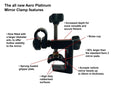 AERO PLATINUM MIRROR CLAMP