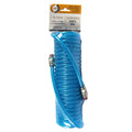 COIL HOSE 3/8IN X 6FT MALE NPT SWIVEL ENDS REINFORCED POYURETHANE