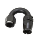 Snow -8AN 45 Degree PTFE Hose End (Black)