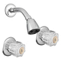 MH SHOWER FAUCET & SHOWER HEAD CHROME POLISHED