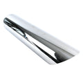 EXHAUST TIP 2.5IN ID ANGLE CUT OUTLET 18IN OAL CHROME