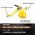 16FT X 2IN PADDED RATCHET TIEDOWN JHK 3333 WLL (10000 LBS. BREAK STRENGTH)