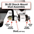 Calvert Kit for Lower Shock bolt mount CR Series Shocks fits 1-1/2 and 5/8 Shock ID