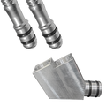 Diesel Power Source Dual Oil Drain Y Adapter Block for Cummins - OIL0113
