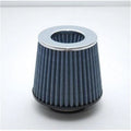 Vibrant Open Funnel Perf Air Filter (5in Cone O.D. x 5in Tall x 3in inlet I.D.) - Chrome Filter Cap