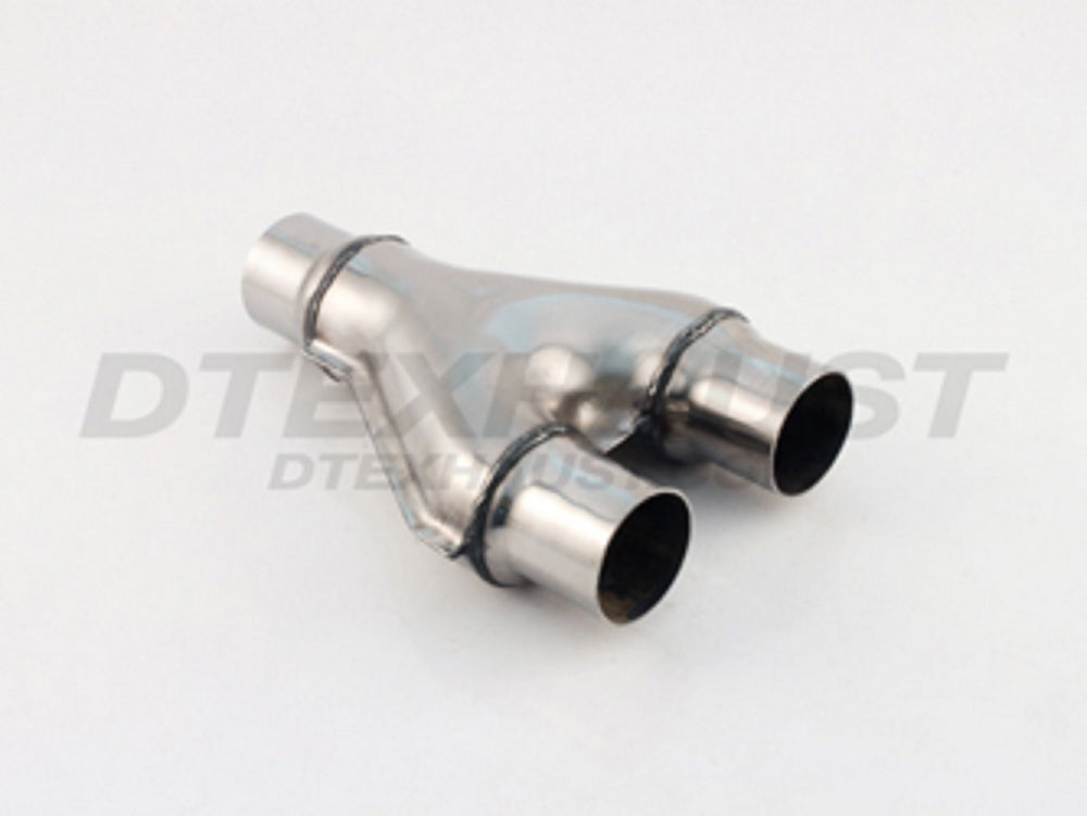 POLISHED STAINLESS Y PIPE 2.00 IN ID / 2.00 IN OD