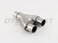POLISHED STAINLESS Y PIPE 2.00 IN ID / 2.00 IN OD