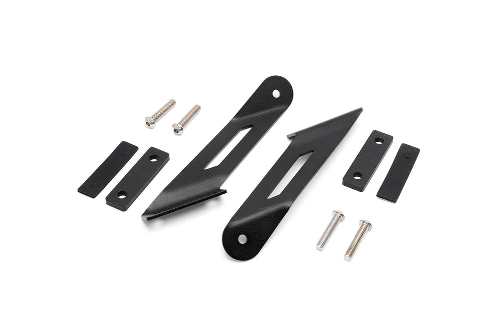~(1.8 lbs. 13X4X2)~ Jeep 20-inch LED Hood Mounts (07-18 Wrangler JK)