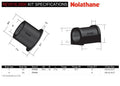 Nolathane REV016.0000 Rear Swaybar Bushings; Fits Jeep Wrangler 97-06