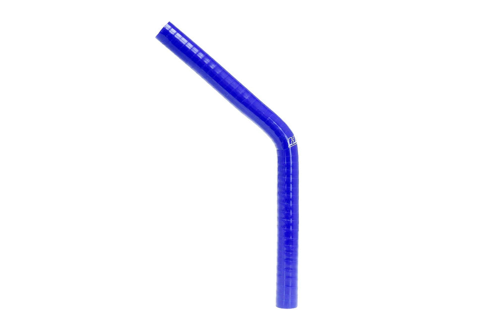 HPS Performance 1 ID High Temp 4-ply Reinforced Silicone 45 Degree Elbow Coupler Hose Black (25mm ID)
