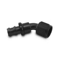Vibrant Performance - 22412 - Push-On 45 Degree Hose End Elbow Fitting; Size: -12AN