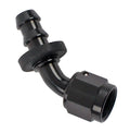 Fragola -6AN Push-Lite End 45 Degree - Blue
