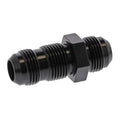 Fragola -12AN Straight Bulkhead - Black