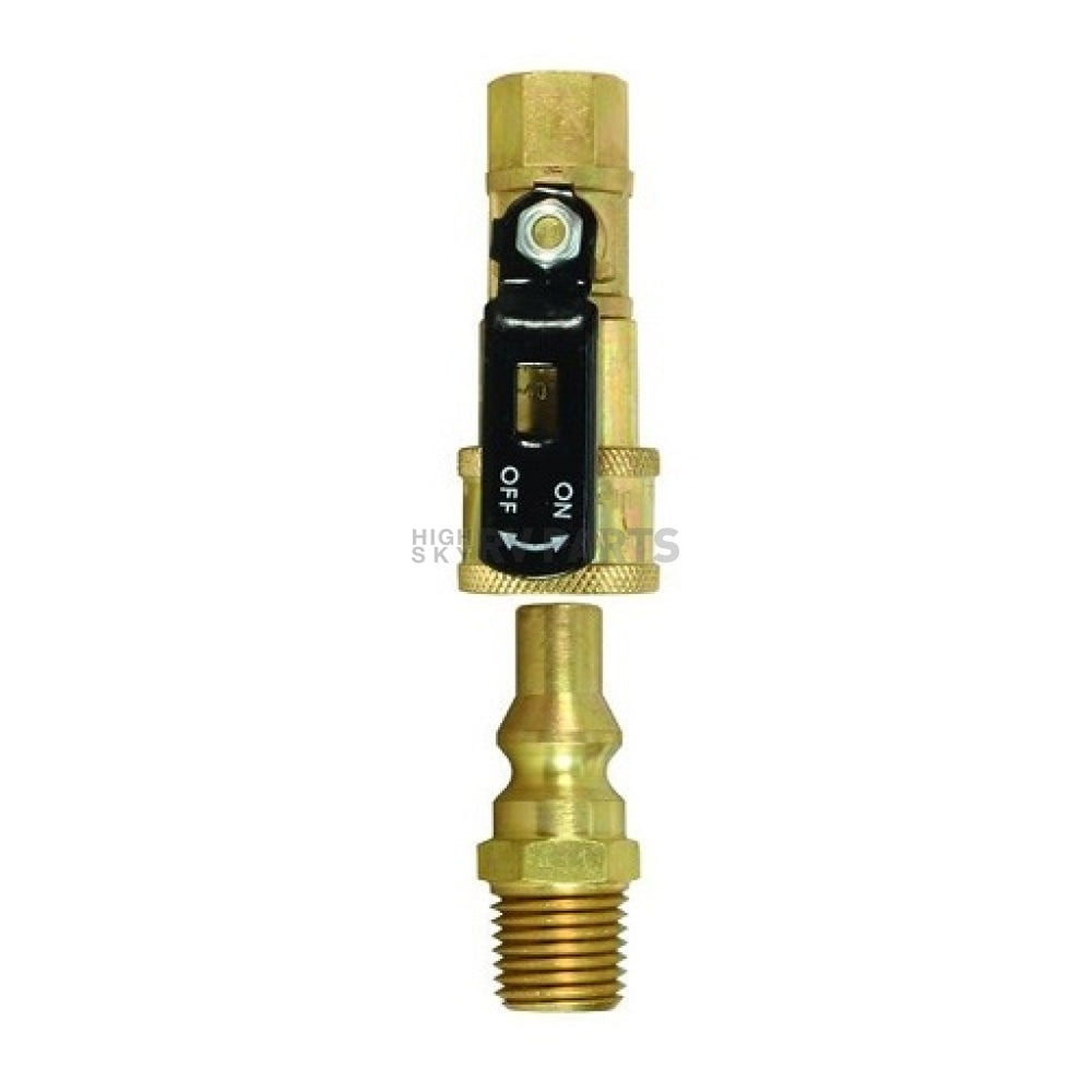 JR PRODUCTS COUPLER WITH SHUTOFF