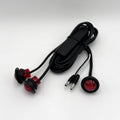 LIGHT, ID MARKER,(9) LED,RED,3/4IN,