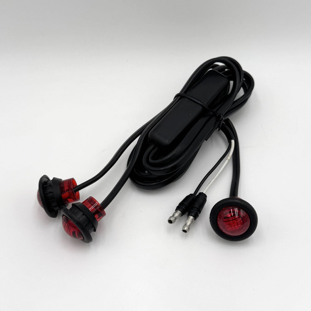 LIGHT, ID MARKER,(9) LED,RED,3/4IN,