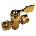 PKGD. BRASS 2-WAY SHUT OFF VALVE 1/