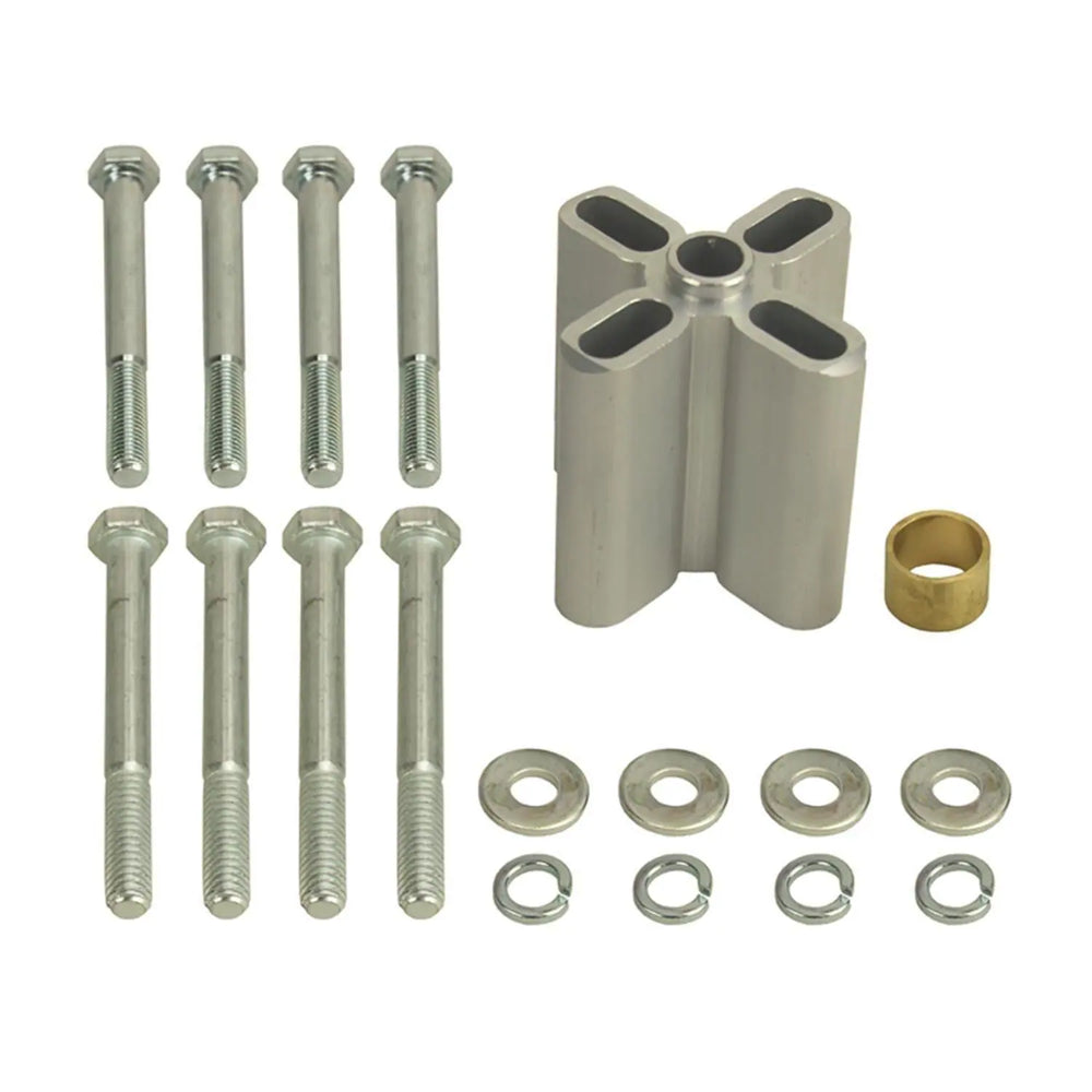 ~(1 lbs. 7X4X2)~ Fan Spacer 2 1/2 in (Female 5/8 in or 3/4 in Pilot) 5/16-18 and 5/16-24 Bolts