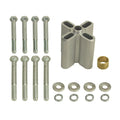 ~(1 lbs. 7X4X2)~ Fan Spacer 2 1/2 in (Female 5/8 in or 3/4 in Pilot) 5/16-18 and 5/16-24 Bolts