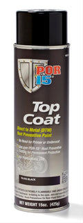 Top Coat Paint Gloss Black 14oz Aerosal