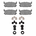 R1 01-05 Mazda Miata Rear Semi Met Brake Pads and Hardware Kit