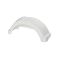 PLASTIC TRAILER FENDER W/TOP STEP 12IN TIRE SIZE WHITE