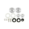 RaceQuip Silver Hardware Pivot Kit for Face Shield Fits PRO & VESTA Model Helmets