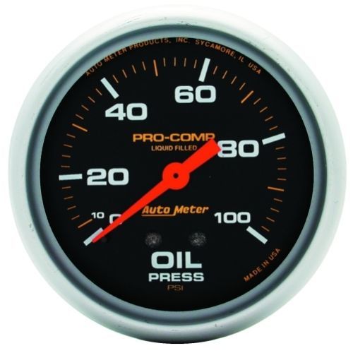 FUEL PRESSURE GAUGE 015 PSI OIL FILLED