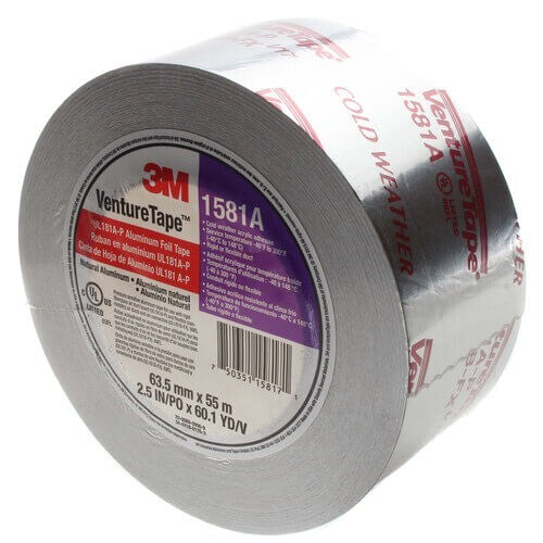 3M VENTURE TAPE UL181A-P ALUMINUM