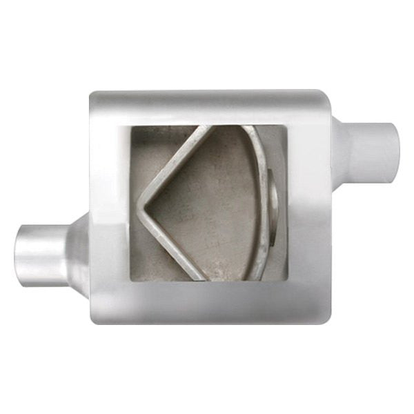 4.00INX10.00INX7.00IN OFFSET/OFFSET FLOWSOUND MUFFLER 2.50IN ID / 2.50IN OD