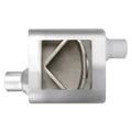4.00INX10.00INX7.00IN OFFSET/OFFSET FLOWSOUND MUFFLER 2.50IN ID / 2.50IN OD