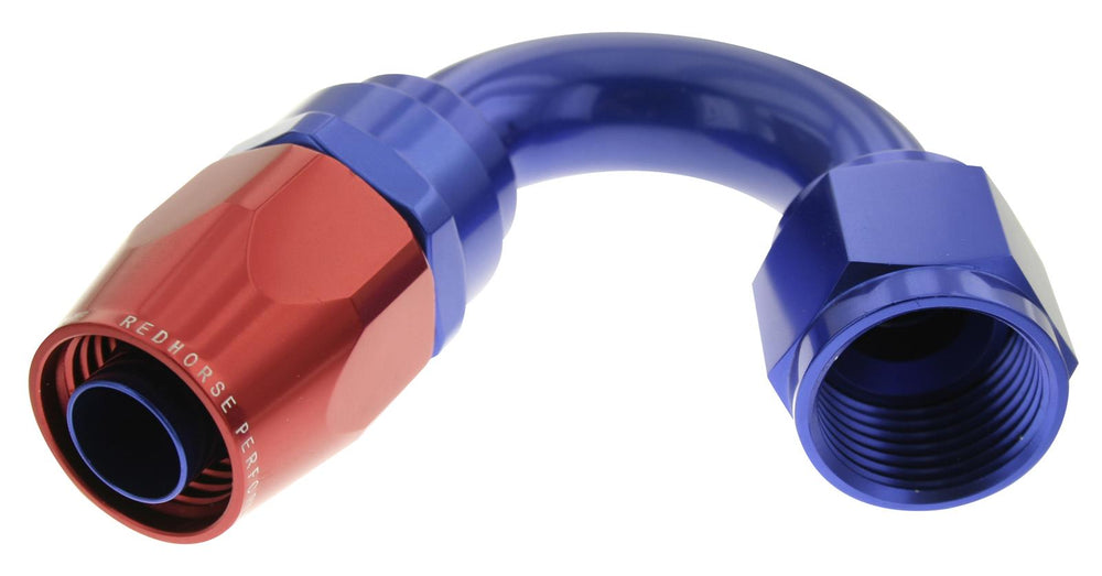 04 150 DEG DOUBLE SWIVEL HOSE ENDRED&BLUE