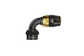 GReddy AN08 150 DEGREE HOSE END SWIVEL BLACK/GOLD ANODIZED