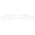 Cometic Chevy Gen1 Small Block V8 .047in Fiber Intake Mani Gasket Set-1.350in x 2.250in Port